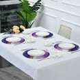 thumbnail image 7 of Round Placemats Set of 4 Heat Resistant Washable Kitchen Table Decorations 15.4in Abstract Dark Purple Marble, 7 of 7
