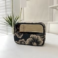 thumbnail image 3 of Almacenamiento Organizador Maquillaje Cosmetic Bag Mujeres PVC Floral Clear Gran Capacidad Con para Viajar, 3 of 8