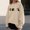 Khaki, variant on YVNAURA Halloween Off Shoulder Pullover for Women Slouchy Wide Neck Pumpkin Print Long Sleeve Loose Fit Oversized Casual Spooky Season Fall Sweatshirt Top 1 Pack, White,L