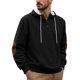 thumbnail image 1 of pstuiky camisetas de manga larga para hombre, Blusa informal y moderna de color liso con capucha, manga larga y bolsillos abotonados para hombre tops de invierno para hombre l, 1 of 5