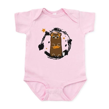 

CafePress - Gamer Bear Body Suit - Baby Light Bodysuit Size Newborn - 24 Months