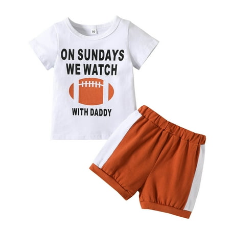 

Baby Boy Knitted Outfits Toddler Boys Girls Short Sleeve Baseball Letter Printed T Shirt Pullover Tops Shorts Kids Outfits 2 Year Outfit Girl