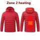 thumbnail image 1 of Chaqueta calefactora eléctrica USB para hombre, ropa térmica, algodón, Aire libre, Zona 9, Zona 11, Invierno, 1 of 4