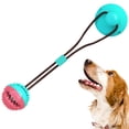 thumbnail image 1 of Pet Food Dispenser Interactive Suction Cup Teeth Cleaning Toy Dog Chew Toy, 1 of 6