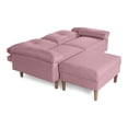 thumbnail image 4 of Sala Modular Sofá Cama Reversible De Lino Palo De Rosa Modelo Cassanova, 4 of 9