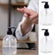 thumbnail image 2 of Dispensadores de plástico PET de 500 ml, botellas de diseño recargables, excelentes dispensadores de jabón líquido para manos, champú y aceite de masaje, irrompibles, 2 of 8
