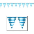 thumbnail image 3 of Oktoberfest Decorations Pack Set With Table Cover Pennant Banner and Hanging Whirls Germany Bavarian Beer Festival Party Supplies Bundle Kit, 3 of 4