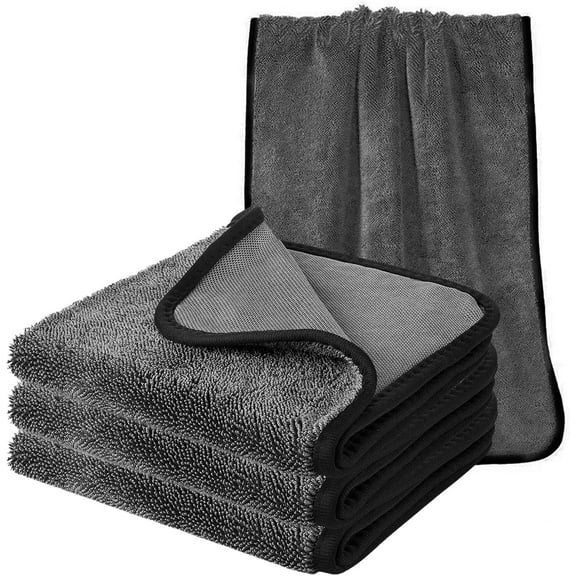 Shiny Wipes Shower Cleaning Cloths - 3pcs Super Absorbent Microfiber Bath Towels for Effortless Cleaning of Windows, Bathroom, Car & Home Toilet - Must-Have!（11.8x15.7in