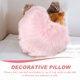 thumbnail image 3 of GOOHOCHY Almohada de corazón de peluche con forma de corazón para sofá cama, 3 of 8