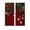 J, variant on Christmas Curtains, 2‑Panel Christmas Printed Window Curtains, Semi‑Transparent Polyester Holiday Curtain Set, Festive Decor Drapes for Bedroom Living Room Home Xmas Decoration, 23.6x59 inch