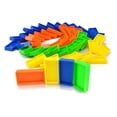 thumbnail image 4 of Juego De Ladrillos De Dominó Para Niños Juego De Bloques De Dominó De Plástico Colorido Juego De Juguetes Eigraketly FN002281-00, 4 of 5