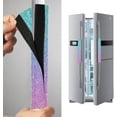 thumbnail image 4 of Coolnut Glitter Texture Refrigerator Door Handle Covers, Set of 2 Kitchen Appliance Handle Decoration Cover for Fridge Microwave Oven Dishwasher, 4 of 6