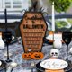 thumbnail image 2 of Calendario de Adviento de Halloween para decoración del hogar, bloques de madera, calabaza, murciélago, ataúd, juguetes, 31 días, nuevo, 2 of 3