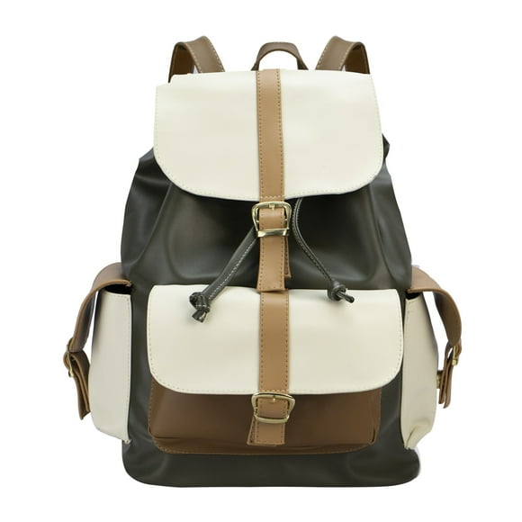 Mochila Para Dama Beige Cabra Musgo Sintético Pandora Nueva Imagen Nueva Imagen Mochila