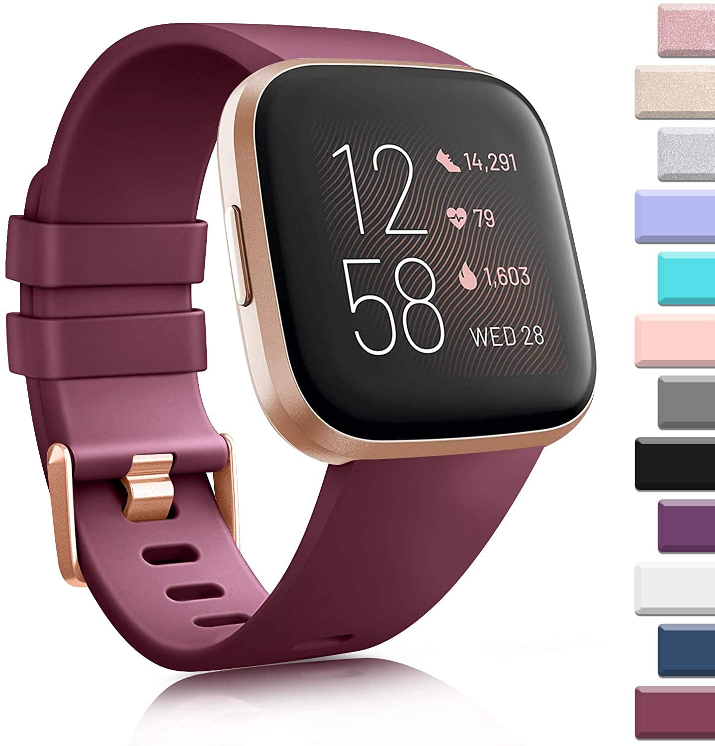 ATUP Replacement Bands Compatible for Fitbit Versa Band/Fitbit Versa ...