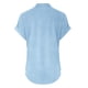 thumbnail image 5 of Xuyuer Womens Short Sleeve Casual Button Down Shirts Summer Soft Fashion Cotton Blouses Tops Women's Relaxed-Fit Short-Sleeve Woven Blouse Summer V Neck Tops Loose Fit Tee Shirt Blouse, 5 of 5