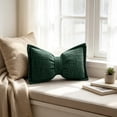 thumbnail image 6 of Bow Pillow, Comfortable Bow-Knot Throw Pillow / Seat Back Cushion, Boho Decorative Throw Pillows Chenille Textured Lumbar Pillows Large Bow Shaped Cushion for Bed Sofa Couch Living Room Bedroom Decor, 6 of 6