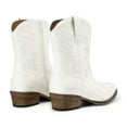 thumbnail image 6 of DREAM PAIRS Women's Western Boots Square Toe Chunky Heel Zipper Embroidered Ankle Boots, 6 of 9