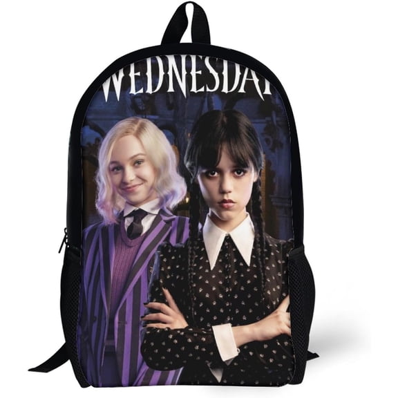 Wednesday Backpacks Basic Shoulder Daypack Bookbag Satchel Knapsack Rucksack-XTYD1874