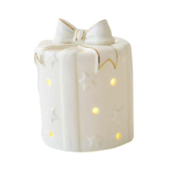 guohui Light up Christmas Decoration Christmas Tabletop Decoration for Indoor Party Gift Box