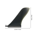 thumbnail image 2 of WHAMVOX Black Plastic Replacement Fins for Paddle Boards 1Pcs for Surfing and Water Sports, 2 of 8