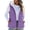 Purple, variant on Women's Hooded Sherpa Lined Vest Quilted Zip Up Puffer Jacket Sleeveless Winter Warm Fleece Casual Outerwear Gilet with Pockets S-XXXL Purple