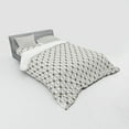 thumbnail image 3 of Ambesonne Modern Bedding Set 3 Pcs, Geometric Diamond Shapes, Twin, Sage Green and White, 3 of 3