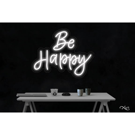 Be Happy-LED Neon Sign Made in USA