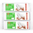 thumbnail image 1 of Barro para modelar Pepy Premium europeo de secado al aire blanco, paquete de 3, 3 kg, 1 of 5