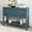 Light Navy, variant on Retro TV Stand, Storage Vintage Console Table with Drawers and Cabinet,Farmhouse Entertainment Center with Shelves,Entry Table for Living Room and Bedroom,Home,Furniture,Green