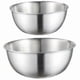 thumbnail image 1 of 2 pcs Stainless Steel Mixing Bowls with Scale Deep Egg Mixing Non-slip Kitchen Bowls, 1 of 5
