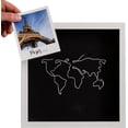thumbnail image 1 of LAICAIW Adventure Archive Box, Ticket Stub Shadow Box Frame, Travel Shadow Box, White Travel Memory Box, Wood Frame Travel Tickets Box, Ticket Shadow Box with Slot, Memory Box for Keepsakes, 1 of 7