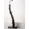 thumbnail image 5 of Modern Home Angled Driftwood Nautical Wooden Floor Lamp - Blackwood, 5 of 7