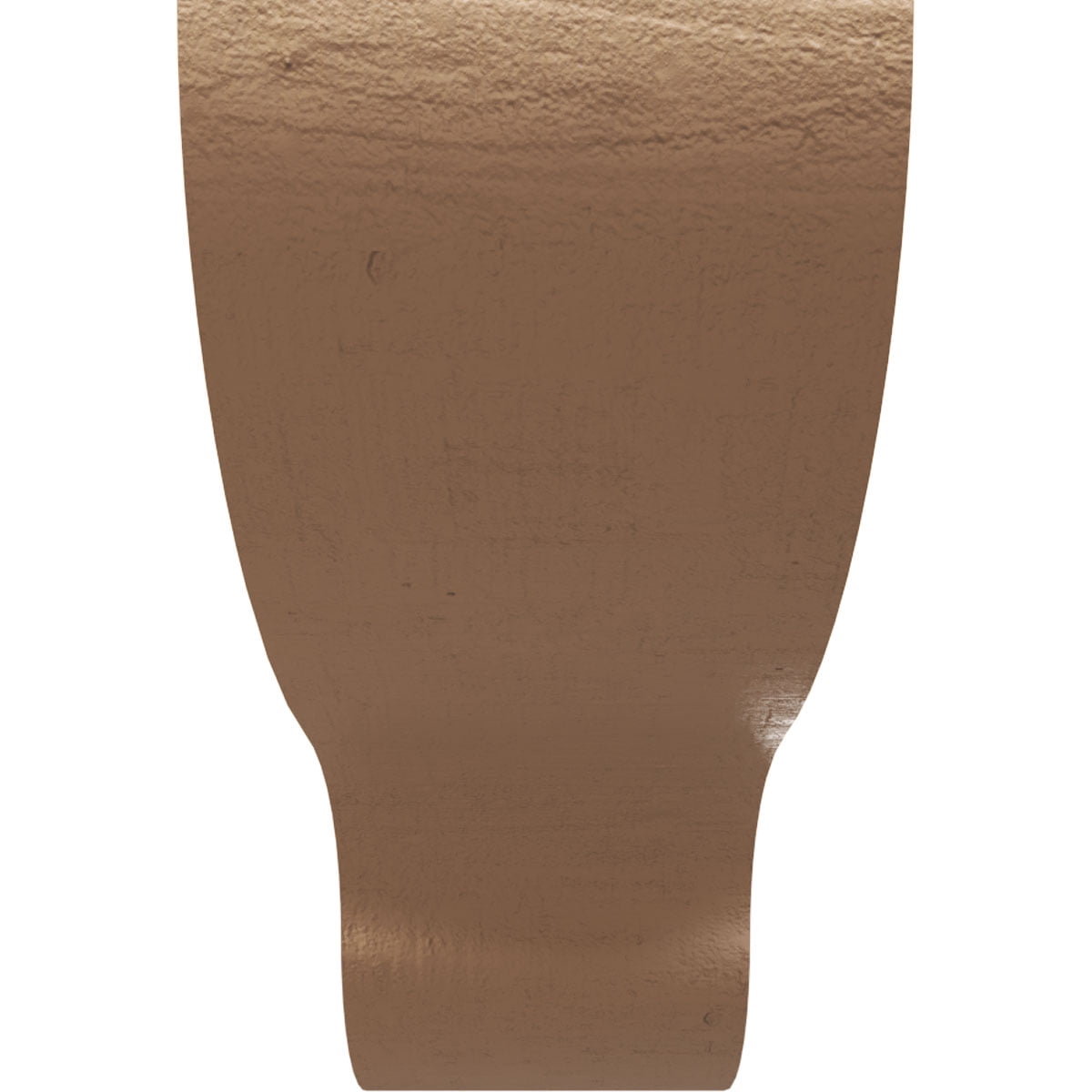 6"W x 36"D x 12"H Thin Greensboro Rough Cedar Woodgrain TimberThane Corbel, Primed Tan