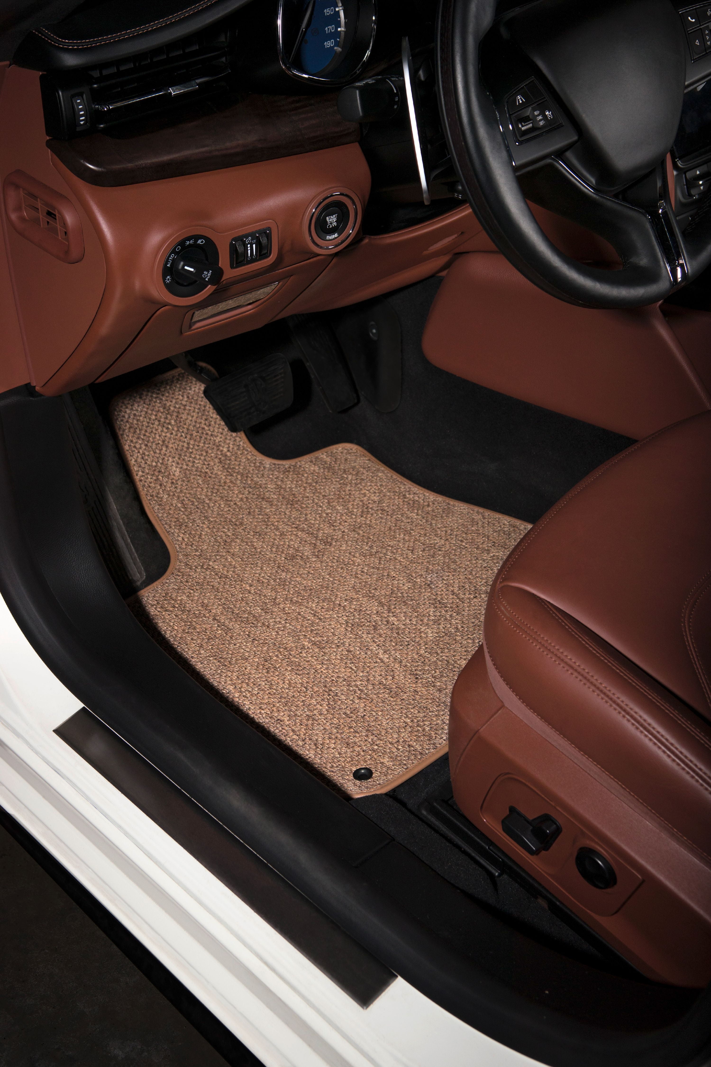 GGBAILEY Honda Accord Beige All-Weather Textile™ Car Mats, Custom Fit for 2018 - Driver & Passenger