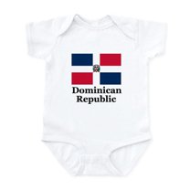 CafePress - Dominican Republic Infant Bodysuit - Baby Light Bodysuit, Size Newborn - 24 Months
