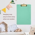 thumbnail image 7 of Coolnut Plain Green Solid Color Clipboard, Acrylic Standard A4 Letter Size Clip Board with Low Profile Clip for Office, Classroom, Doctor, Nurse and Teacher, 12.5"x9", 7 of 7