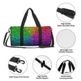 thumbnail image 6 of KLL Colorful Glitter Duffle Bag For Men Women Sport Gym Fitness Tote Travel Training Workout Basketball Football Weekender, 6 of 8