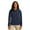 Dress Blue Navy/ Battleship Grey, variant on Port Authority Women's Core Colorblock Soft Shell Jacket. L318