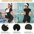 thumbnail image 3 of Women Neoprene Full Body Shapewear Sweat Sauna Suit Slim Weight Body Shaper Waist Trainer Vest Adjustable Straps, 3 of 9