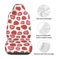 thumbnail image 5 of Sikiie Hand Drawn Strawberry Car Seat Protector 2 Pack Car Seat Cushion Mat, Car Seat Covers for SUV, Truck, Van, 5 of 7