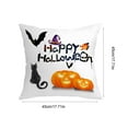 thumbnail image 3 of Multicolor Halloween Pillowcase Pillowcase Detachable Pillowcase Pumpkin Ghost Pillowcase Decorative Cushion Cover, 3 of 6