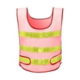 thumbnail image 3 of Yaoyar Mens Reflective Sleeveless Tees High Visibility Safety Construction Site Traffic Night Work Outdoor Protective Sleeveless Shirts Utility Workwear Industrial Safety Tank Top,Red,Free Size, 3 of 8