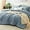 Grayish Blue, variant on Queen Comforter Set 7 Pieces Bed in a Bag Queen, Sage Green Bedding Comforter Set with Sheets All Season, 7PC Bed Sets with Comforter, Fitted Sheets, Flat Sheets, Pillow Shams and Pillowcases