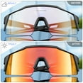 thumbnail image 2 of KAPVOE Photochromic Cycling Glasses MTB Clear Mountain Bike Sunglasses Transition Goggles Sports Baseball Running, 2 of 4