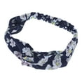 thumbnail image 4 of Unique Bargains 1 Pc Fashion Phalaenopsis Pattern Elastic Hairband for Women Navy Blue, 4 of 6
