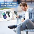 thumbnail image 5 of Ventilateur Portable Rechargeable Usb avec Base 2500mah et 5 Modes de Batterie (Vert), 5 of 5