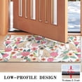 thumbnail image 3 of Pugs and Pioneer Flower Door Rugs,Washable Non Slip Door Mats Indoor,Decorative Door Mats,Entry Mat Indoor for Entrance,Bedroom,Kitchen,Bathroom,17"x30", 3 of 6