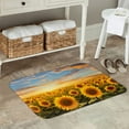 thumbnail image 7 of Honeii Beautiful Golden Sunflower Field Pattern Door Mat, Welcome Door Mats Outdoor Indoor, Stain and Fade Resistant, Non-Slip Entry Matfor Bedroom, Bathroom, Kitchen, 7 of 7