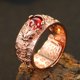 thumbnail image 2 of Mujeres Hombres Vintage Escultura Estiramiento Anillos Abierto Banda Ajustable Anillo de Halloween Piedra preciosa Perfecto para Halloween Accesorios de disfraces, 2 of 6